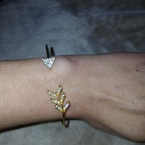 Elegant Gold and Silver Women's Bracelet